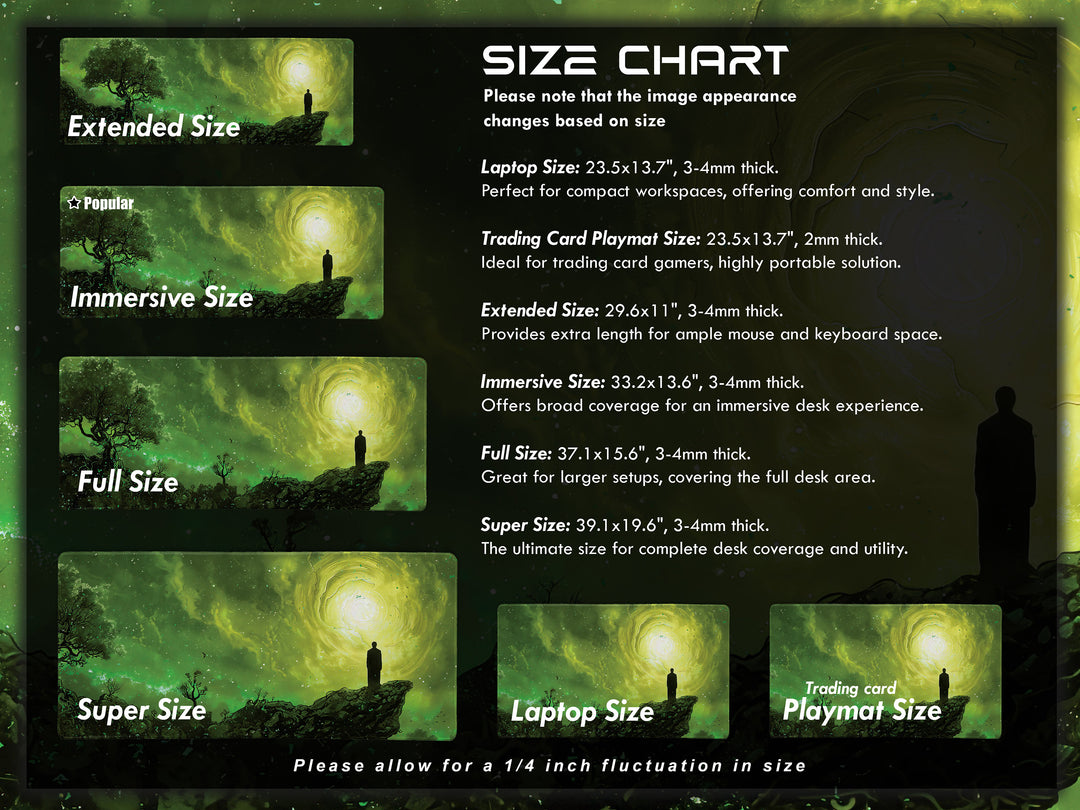 Dream Weaver Design 4, Desk Pad, Mouse Pad, Desk Mat, Galactic Observer, Nebulous Vista, Interstellar Reverie, Cosmic Canopy