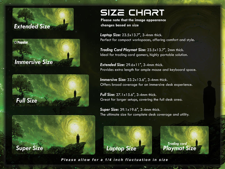 Dream Weaver Design 4, Desk Pad, Mouse Pad, Desk Mat, Galactic Observer, Nebulous Vista, Interstellar Reverie, Cosmic Canopy