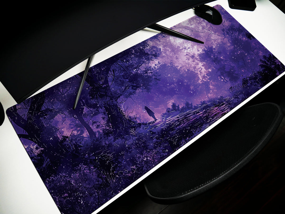 Dream Weaver Design 5, Desk Pad, Mouse Pad, Desk Mat, Twilight Whisper, Purple Haze, Moonlit Serenade, Mystic Aura