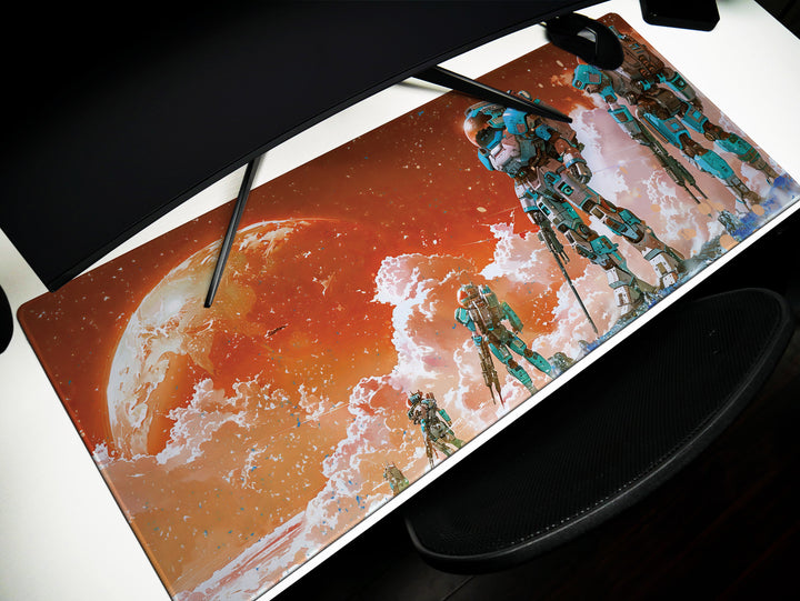 Celestial Mech Design 3, Desk Pad, Terraform Titans, Cosmic Frontier, Space Marine Standoff