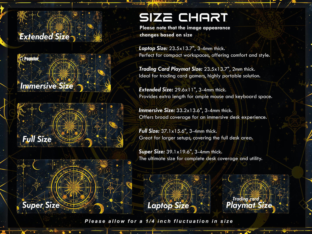 Cosmic Cartography Design 1, Desk Pad, Mouse Pad, Desk Mat, Celestial Navigation, Starry Elegance