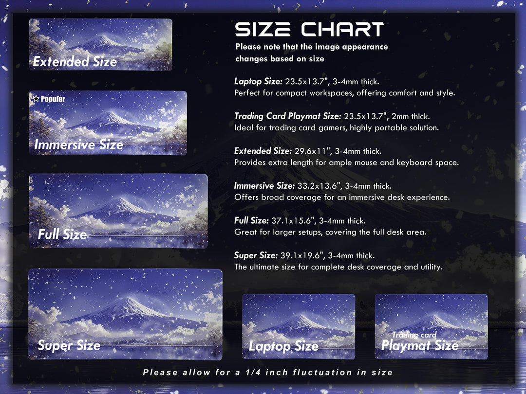 Serene Landscapes Design 2, Desk Pad, Mouse Pad, Desk Mat, Majestic Mountain View, Tranquil Winter Scene