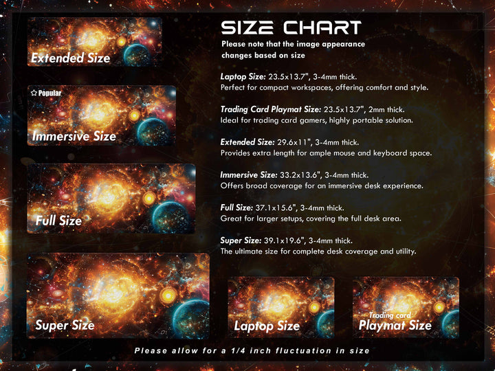 Cosmic Voyage Design 6, Desk Pad, Mouse Pad, Desk Mat, Stellar Nexus, Cosmic Convergence, Astronomical Nexus