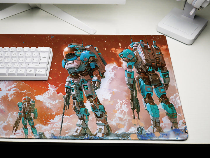 Celestial Mech Design 3, Desk Pad, Terraform Titans, Cosmic Frontier, Space Marine Standoff