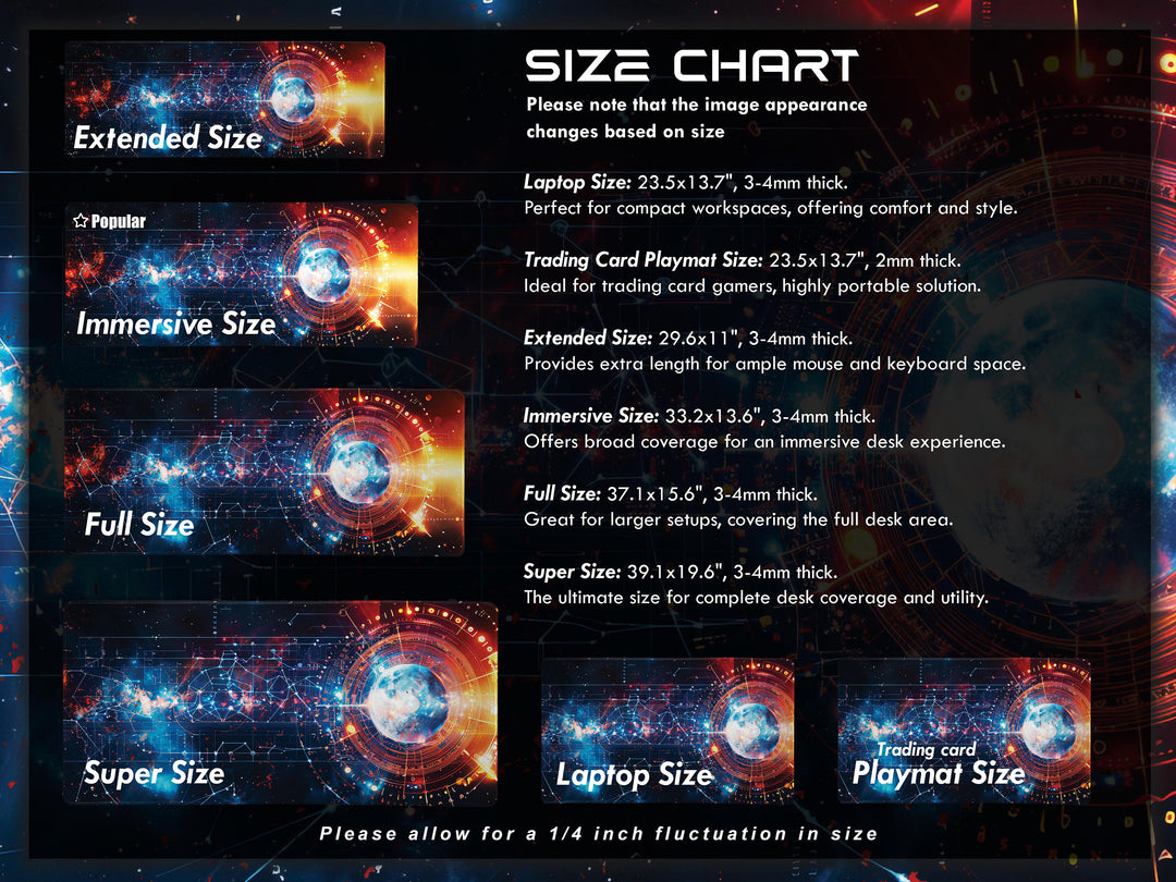 Cosmic Cartography Design 3, Desk Pad, Mouse Pad, Desk Mat, Stellar Fusion, Cosmic Network