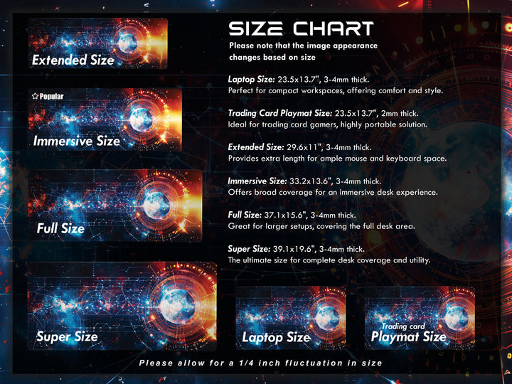 Cosmic Cartography Design 3, Desk Pad, Mouse Pad, Desk Mat, Stellar Fusion, Cosmic Network