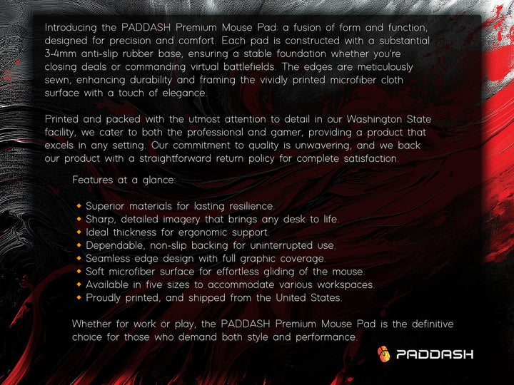 Crimson Vortex, Desk Pad, Mouse Pad, Desk Mat, Abstract Red Swirl, Dynamic Energy, Artistic Office Accessory
