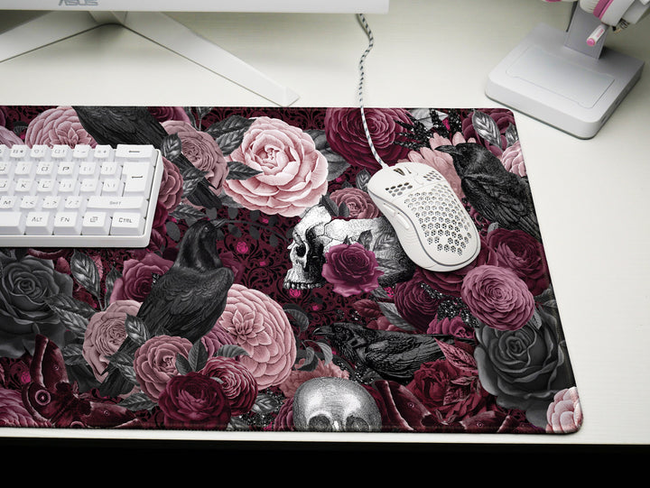Gothic Burgundy Floral