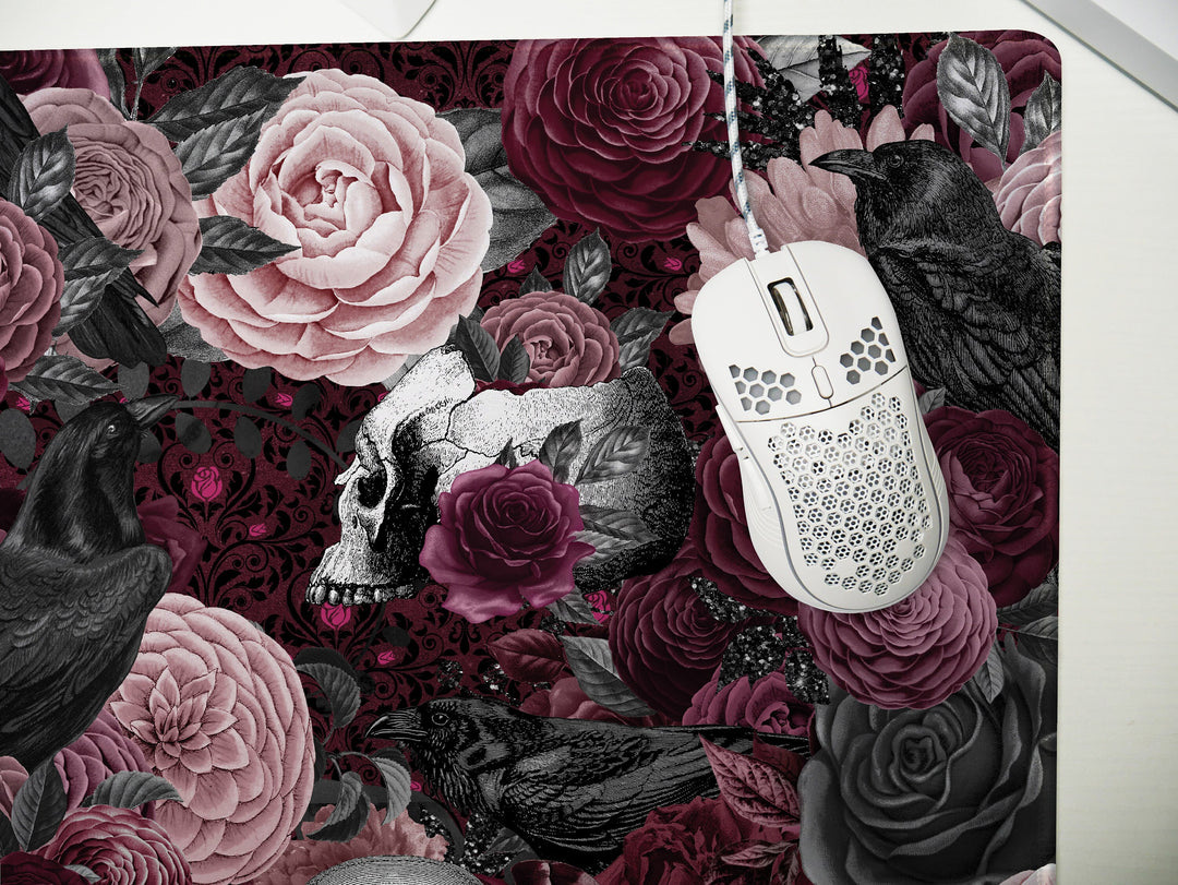 Gothic Burgundy Floral