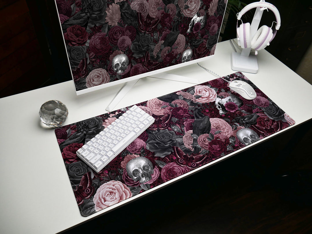 Gothic Burgundy Floral