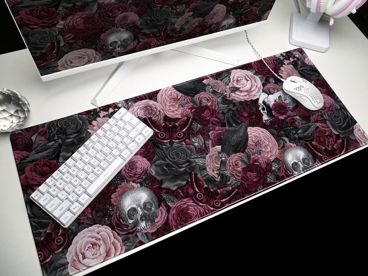 Gothic Burgundy Floral