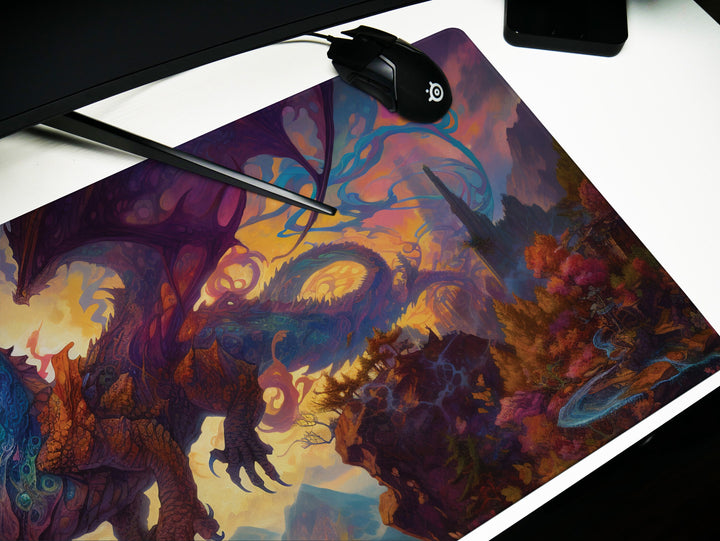 Majestic Purple Dragon Design 1