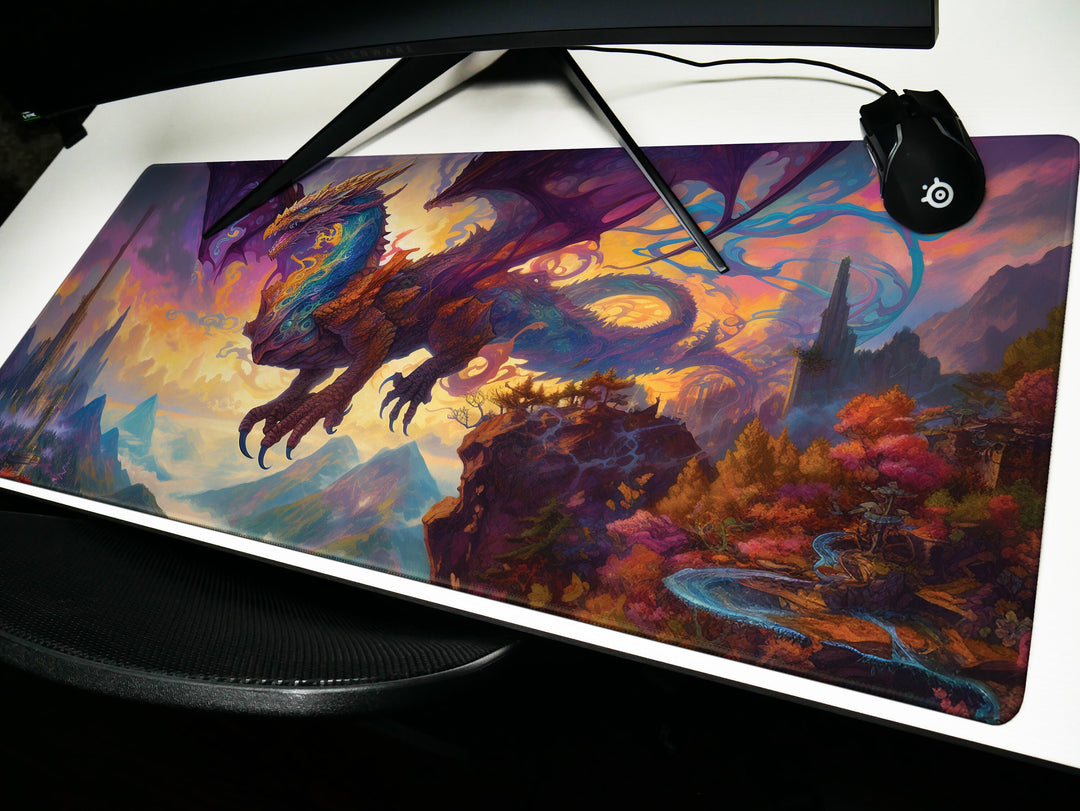 Majestic Purple Dragon Design 1