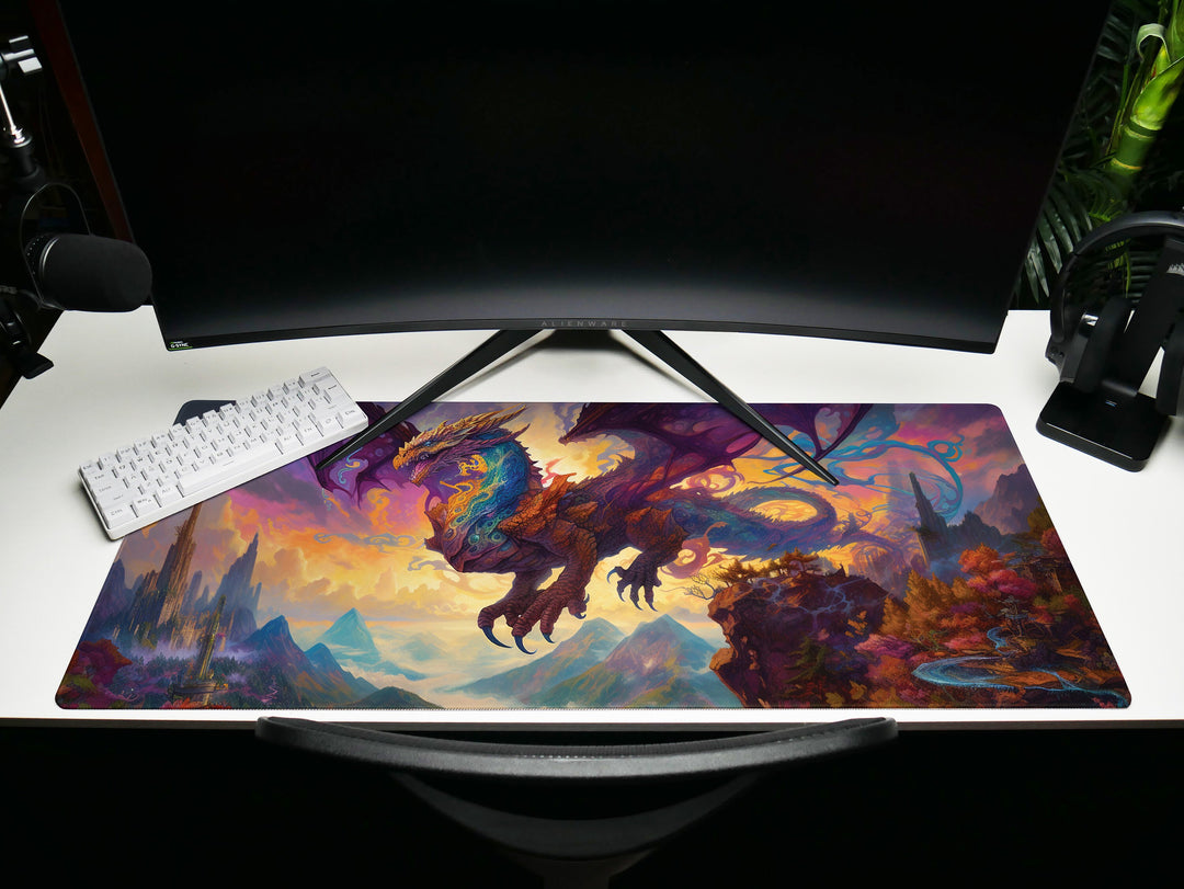 Majestic Purple Dragon Design 1