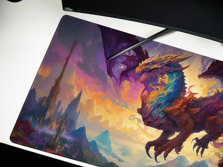 Majestic Purple Dragon Design 1