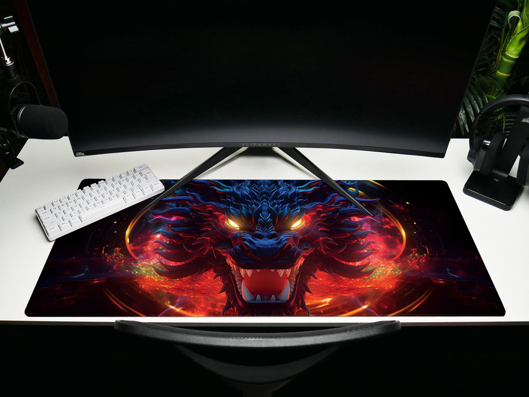 Neon Dragon Gaze Design 3