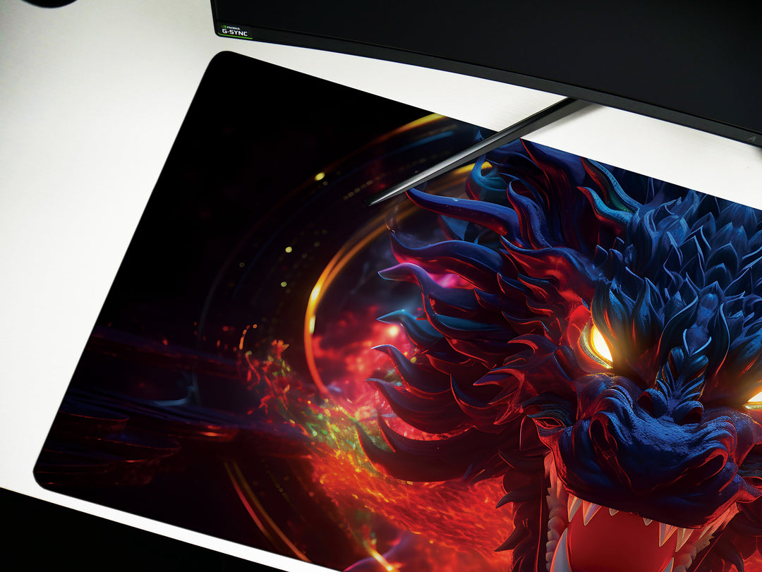 Neon Dragon Gaze Design 3