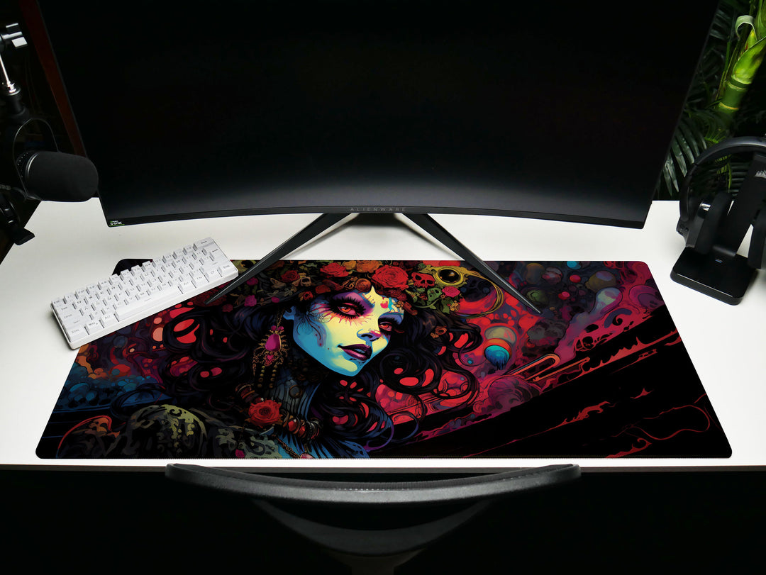 Day of the Dead Neon Vines Design 2