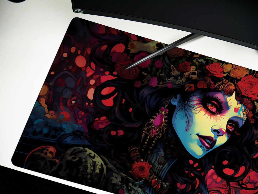 Day of the Dead Neon Vines Design 2