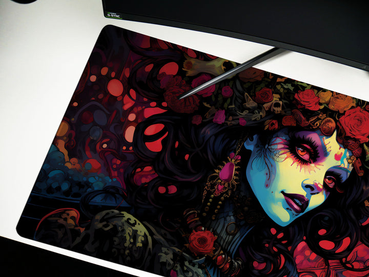 Day of the Dead Neon Vines Design 2