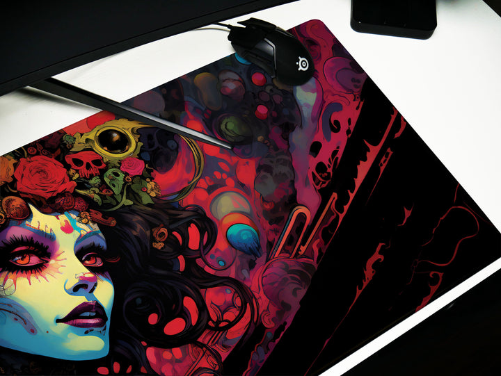 Day of the Dead Neon Vines Design 2
