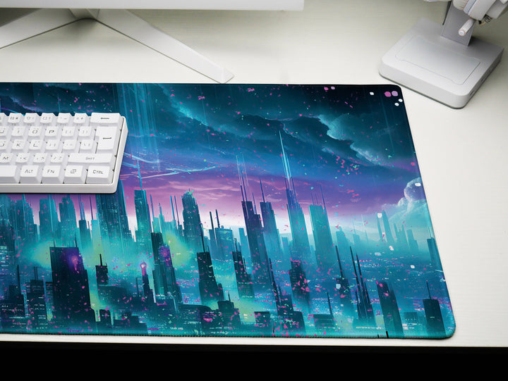 Vibrant Cyber Cityscape Design 2