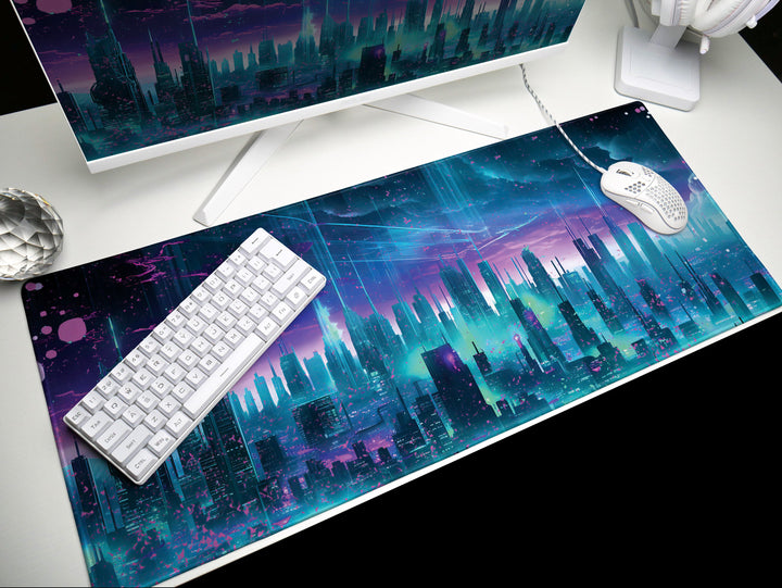 Vibrant Cyber Cityscape Design 2