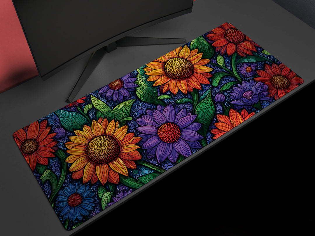 Deskpad - Midnight Sunflowers, image 1