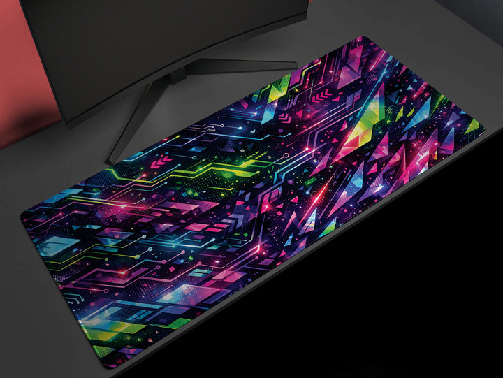 Deskpad - Neon Circuit Rush, image 1