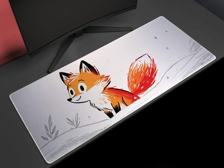Deskpad - Snowy Fox Wonder, image 1