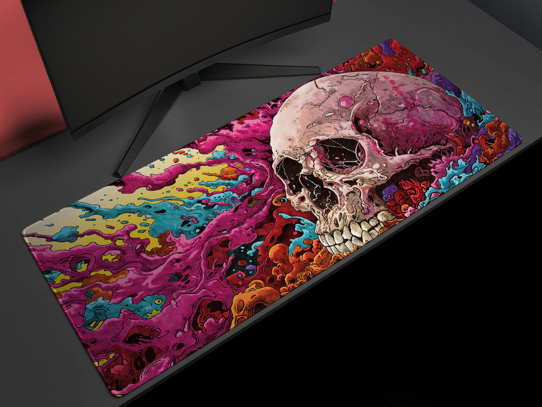 Deskpad - Cosmic Melt Skull, image 1