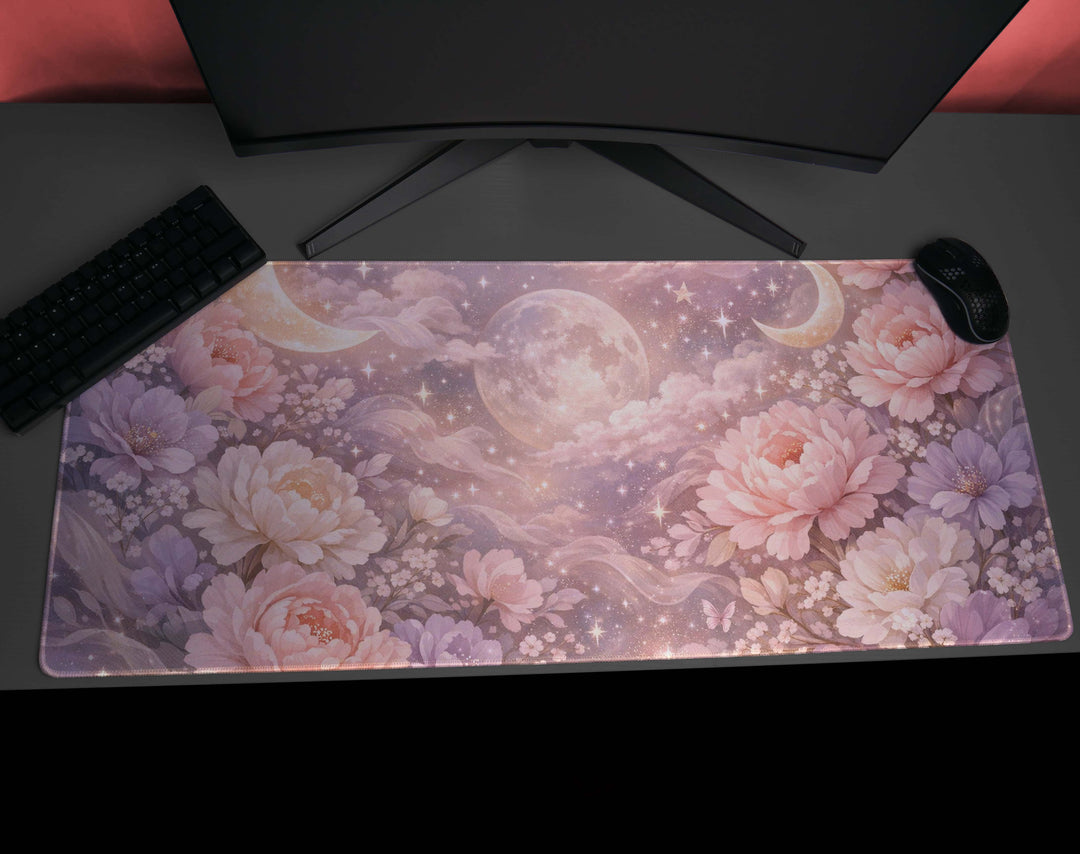 Deskpad - Moonlit Peony Garden, image 3