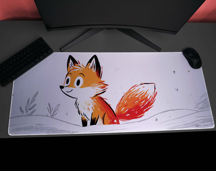 Deskpad - Snowy Fox Wonder, image 3
