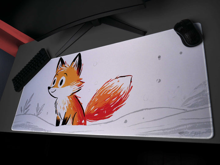 Deskpad - Snowy Fox Wonder, image 4