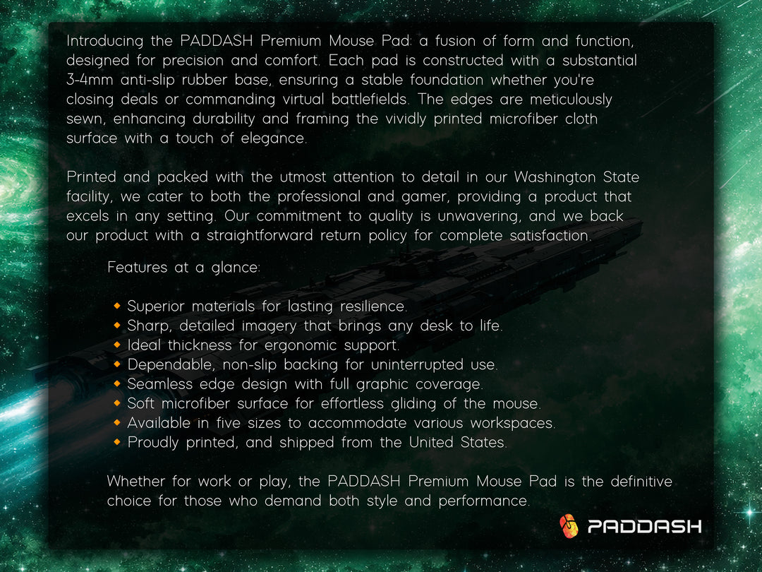 Deskpad - Emerald Starcruiser, image 2