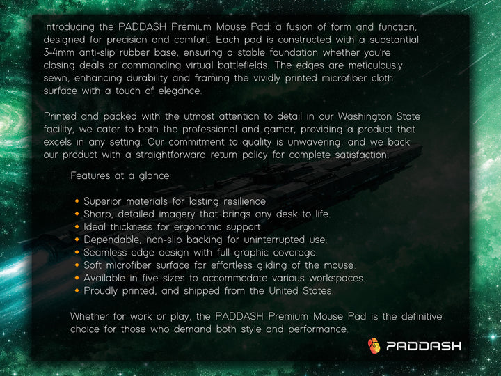 Deskpad - Emerald Starcruiser, image 2