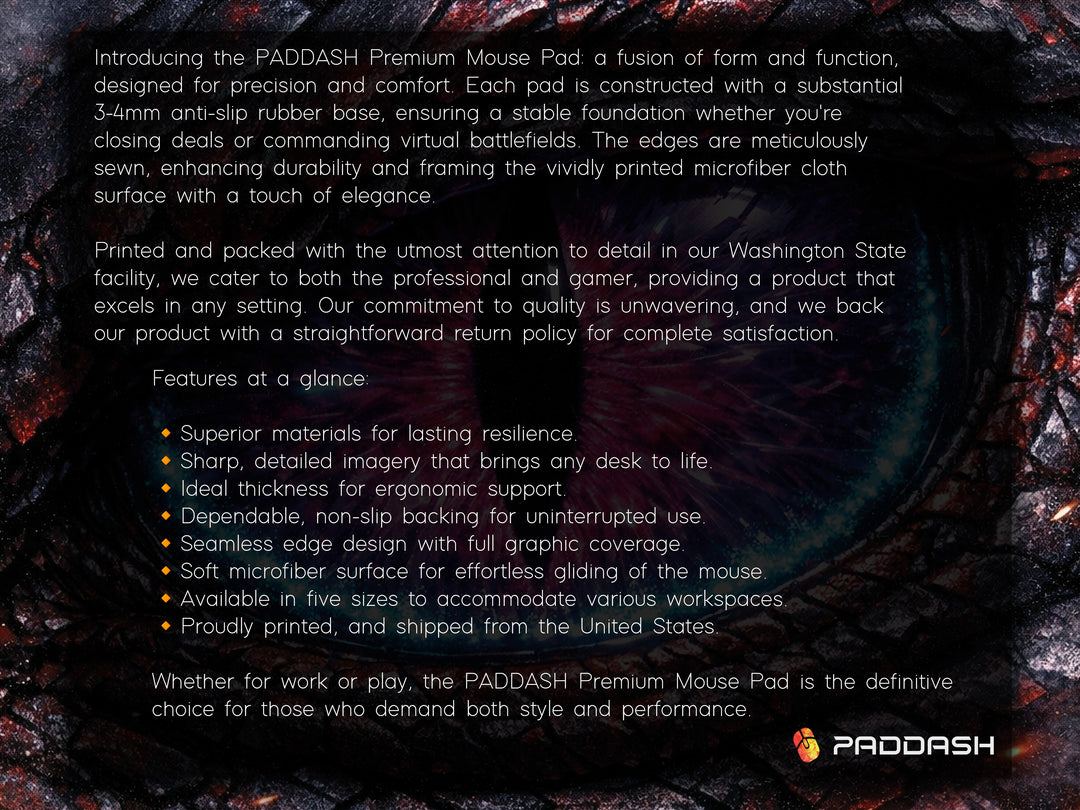 Deskpad - Cosmic Dragon Gaze, image 2