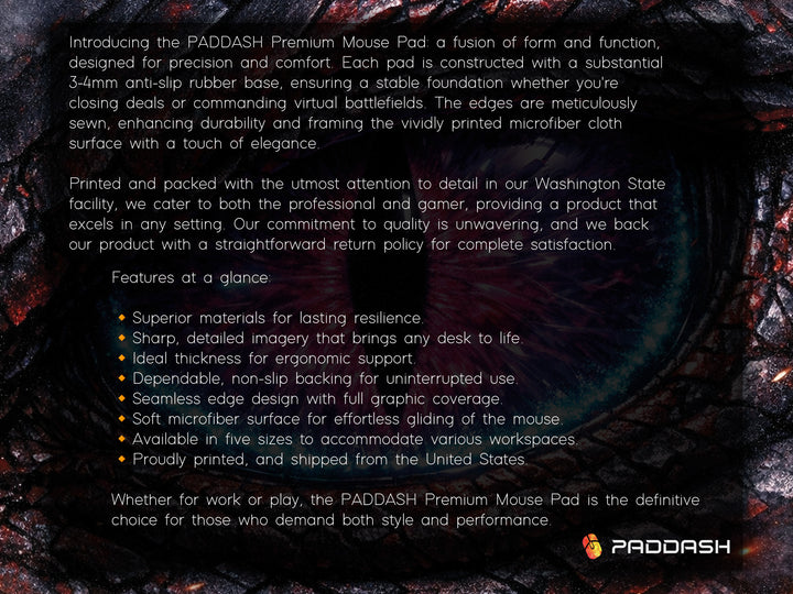 Deskpad - Cosmic Dragon Gaze, image 2