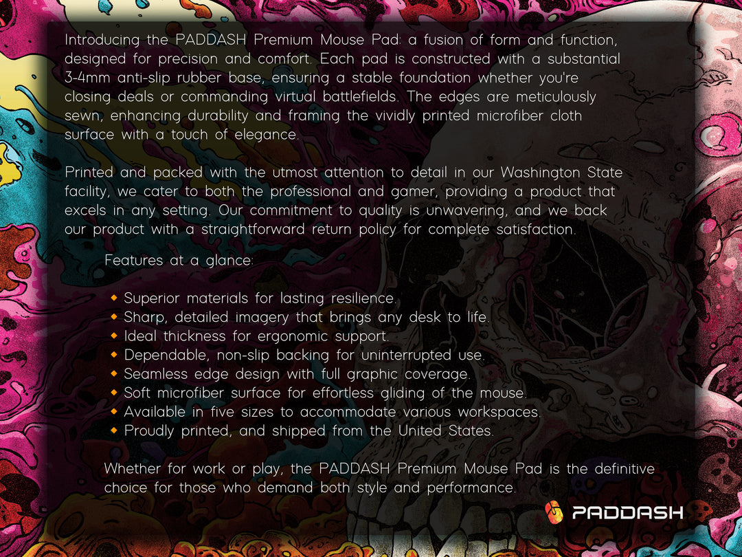 Deskpad - Cosmic Melt Skull, image 2