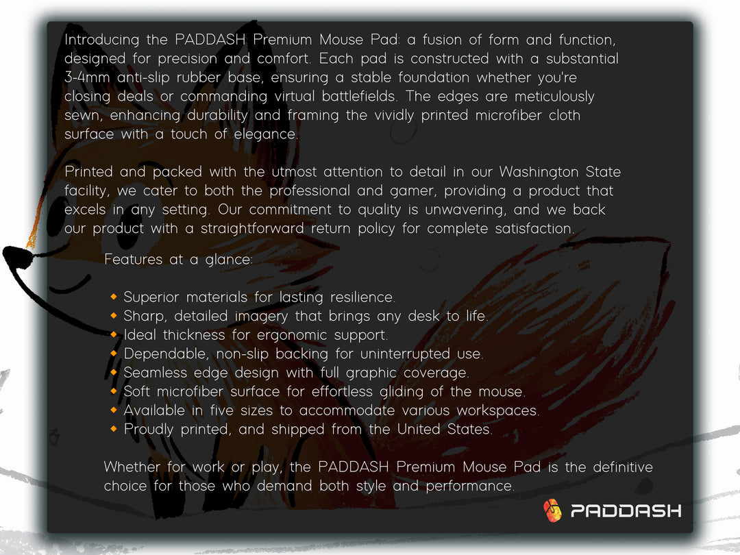 Deskpad - Snowy Fox Wonder, image 2
