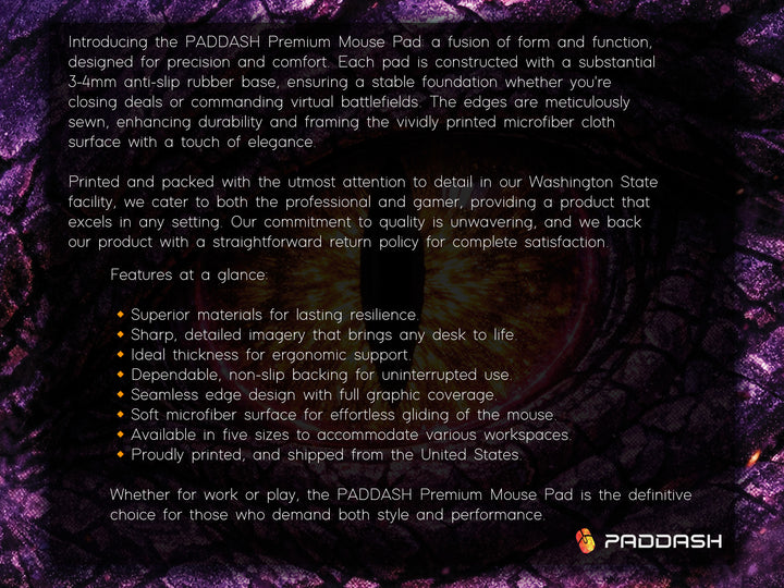 Deskpad - Embergaze Wyrm, image 2