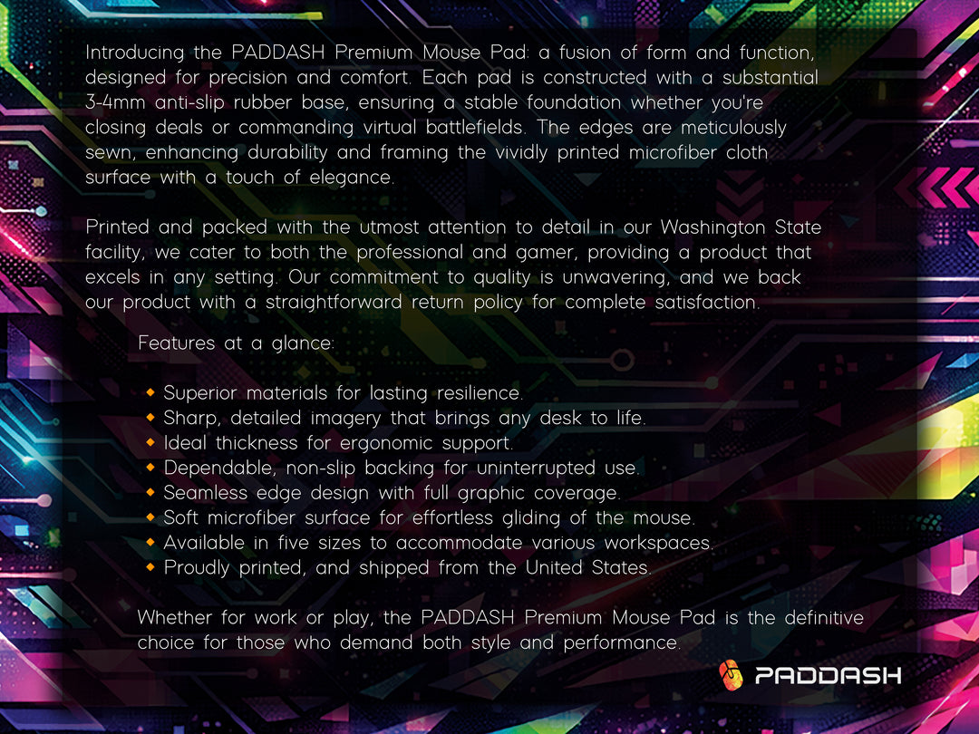 Deskpad - Neon Circuit Rush, image 2