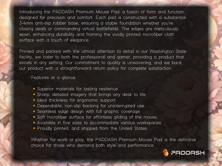 Deskpad - Moonlit Peony Garden, image 2