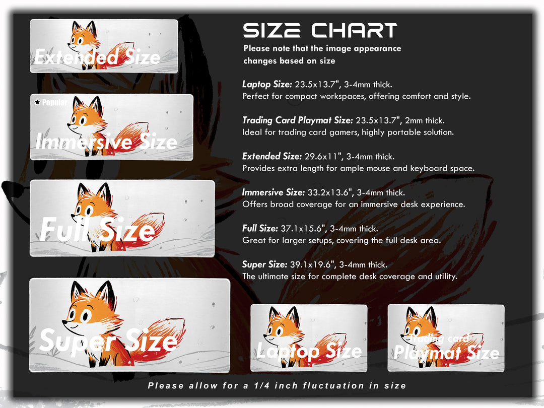 Deskpad - Snowy Fox Wonder, image 5