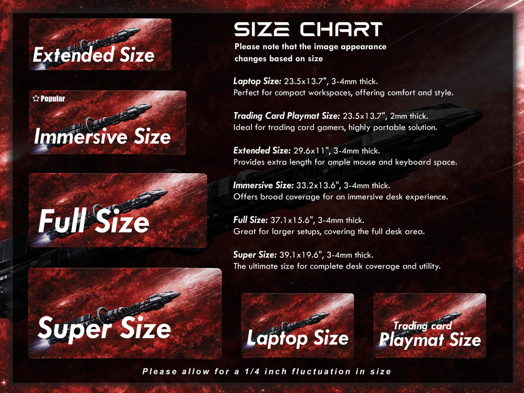 Deskpad - Crimson Void Cruiser, image 5