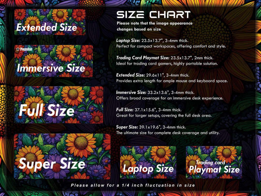 Deskpad - Midnight Sunflowers, image 5