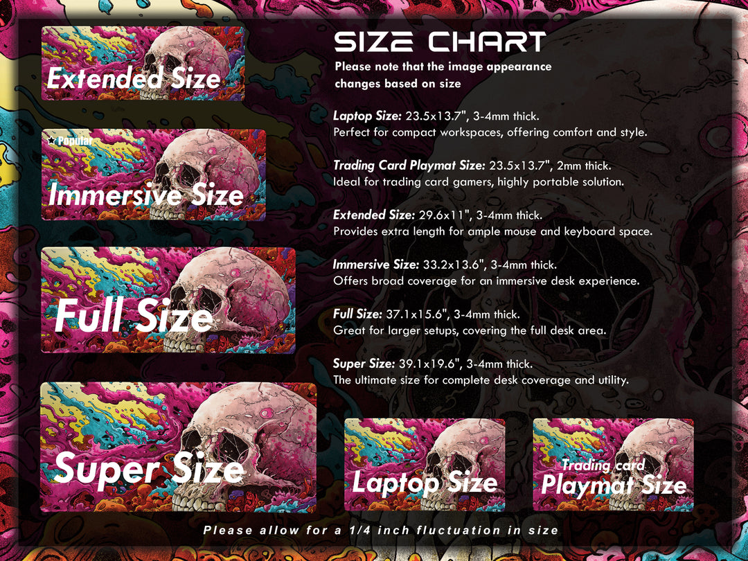 Deskpad - Cosmic Melt Skull, image 5