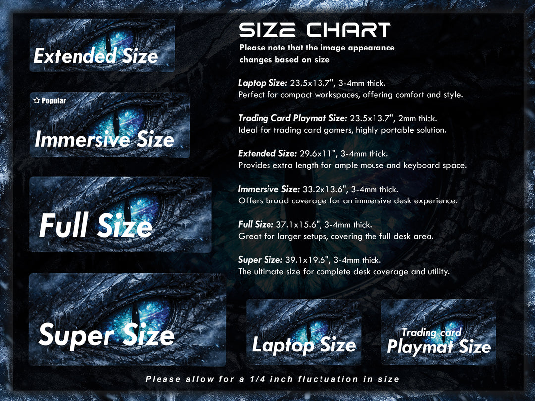 Deskpad - Frozen Dragon Gaze, image 5