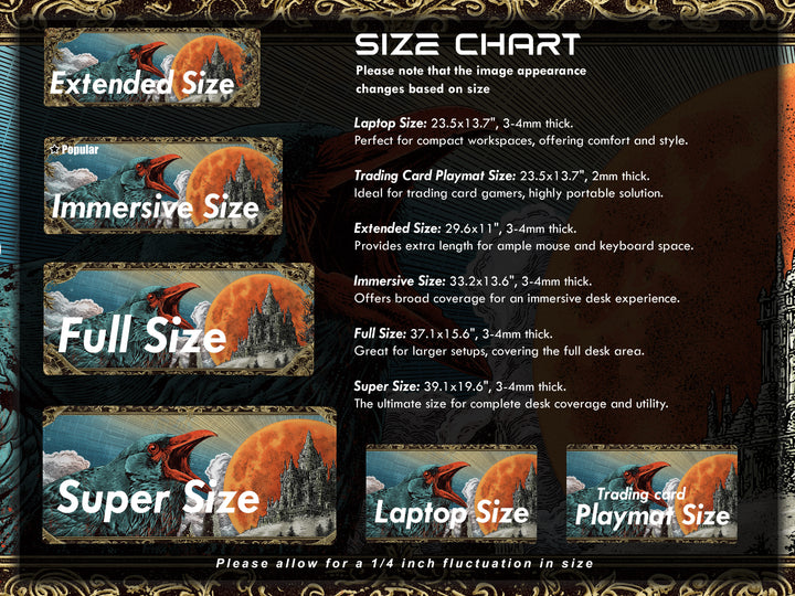 Deskpad - Crimson Moon Caw, image 5