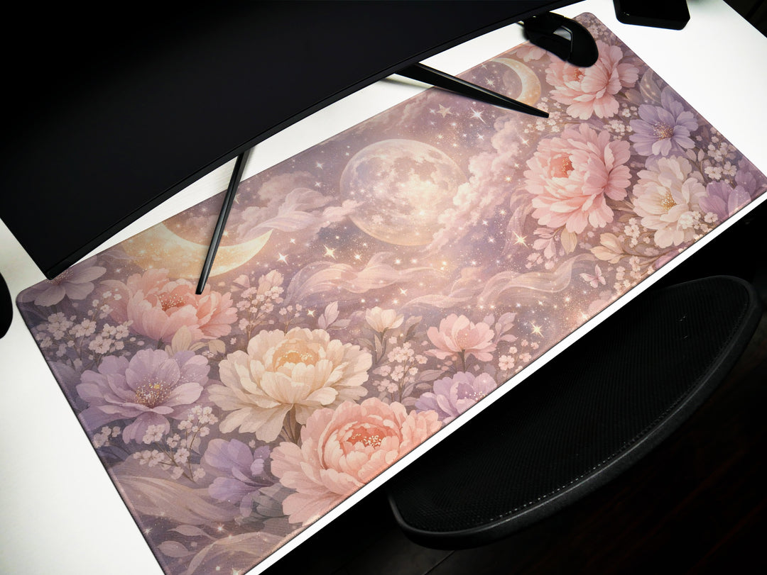 Deskpad - Moonlit Peony Garden, image 6